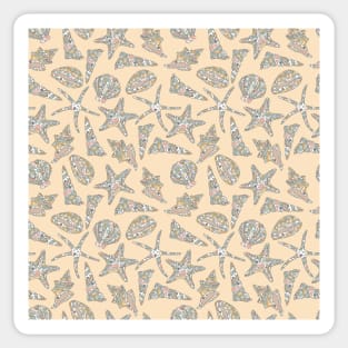 Underwater pattern #2 pastel Sticker